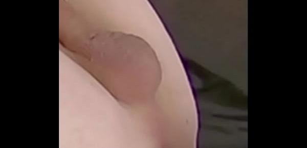  Prostate orgasm from girl to boy. Vertical phone HD video.